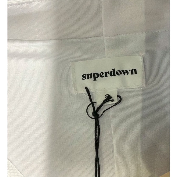 Superdown Nara Mini Dress in White Small  NEW - Picture 6 of 7